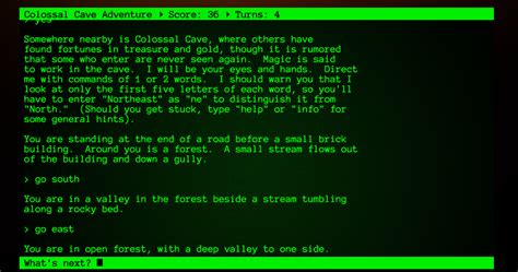 Text based games .